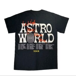 Cactus Jack by Travis Scott Black Astroworld Tee